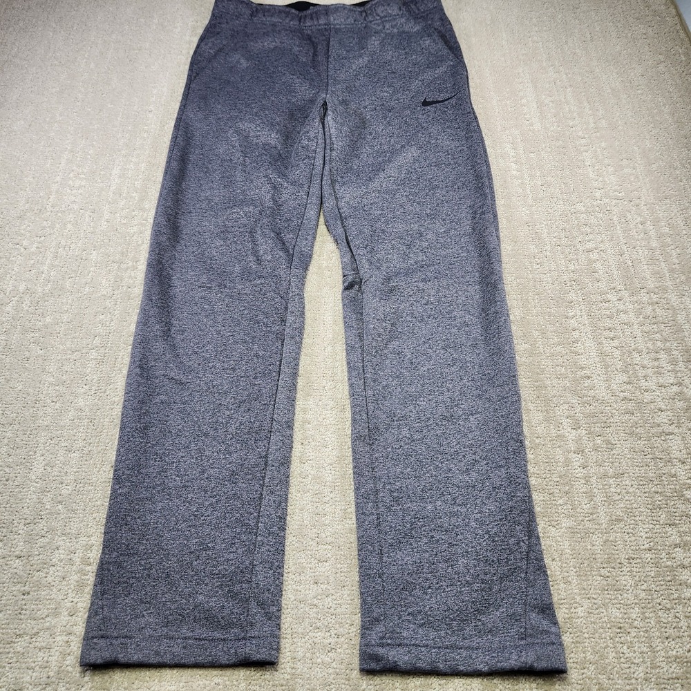 Nike Pants Men Medium Gray Therma Training Dri Fit Fleece Sweatpants